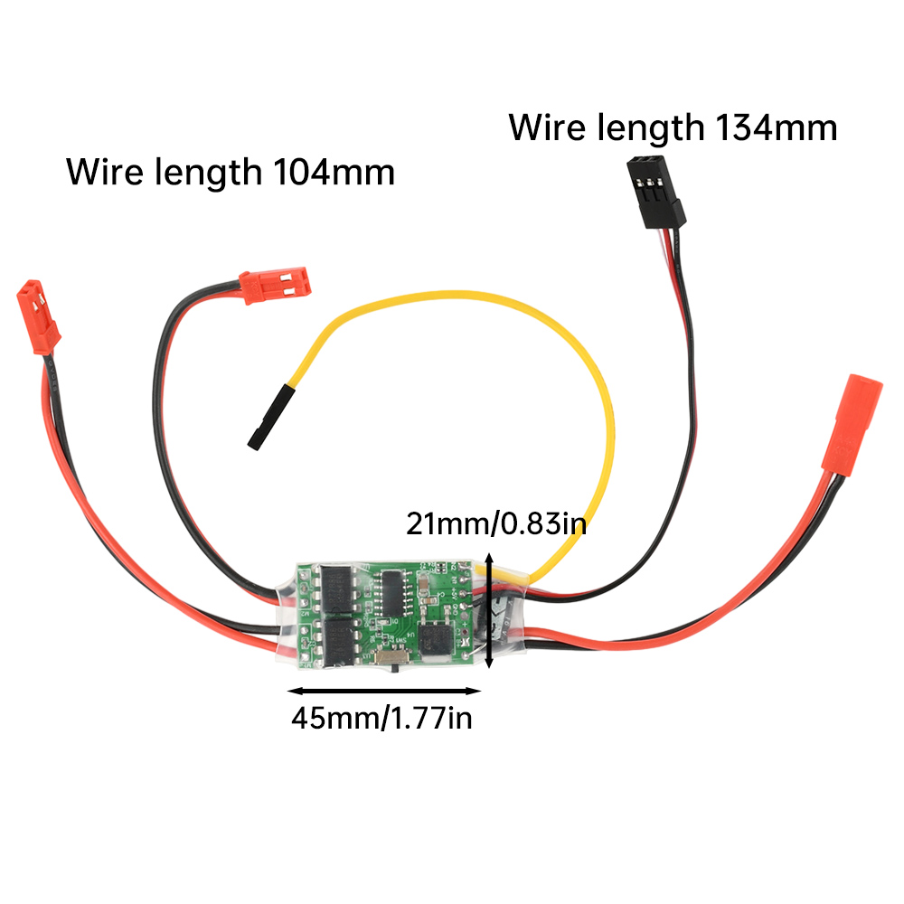 Eachine Drone E010 - Zweikanaliger bidirektionaler ESC gebürsteter elektrischer Geschwindigkeitsregler